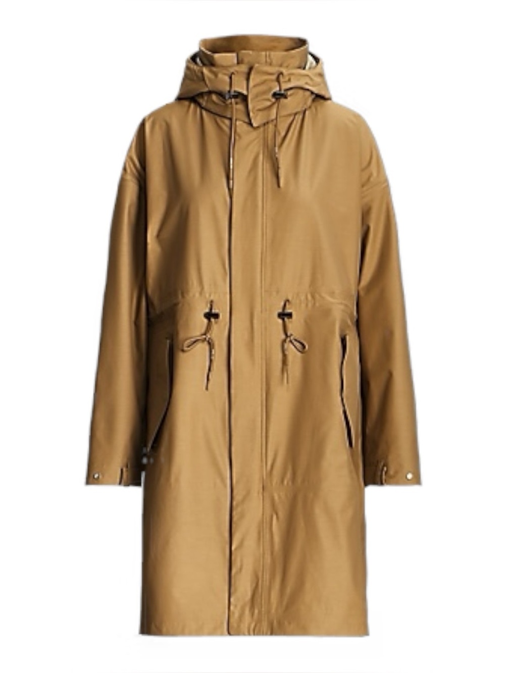 RLX Ralph Lauren Water Resistant Ripstop Trench Jacket Beige